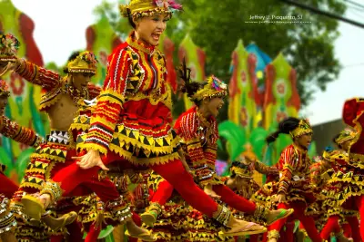Indak-Indak street dancers at Kadayawan Festival in Davao City