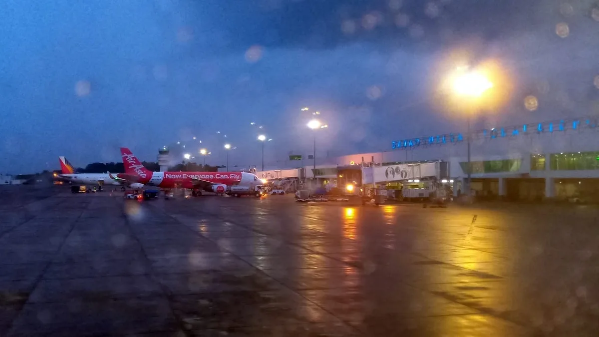 Davao Airport Tarmac at Dusk - Sep 2018