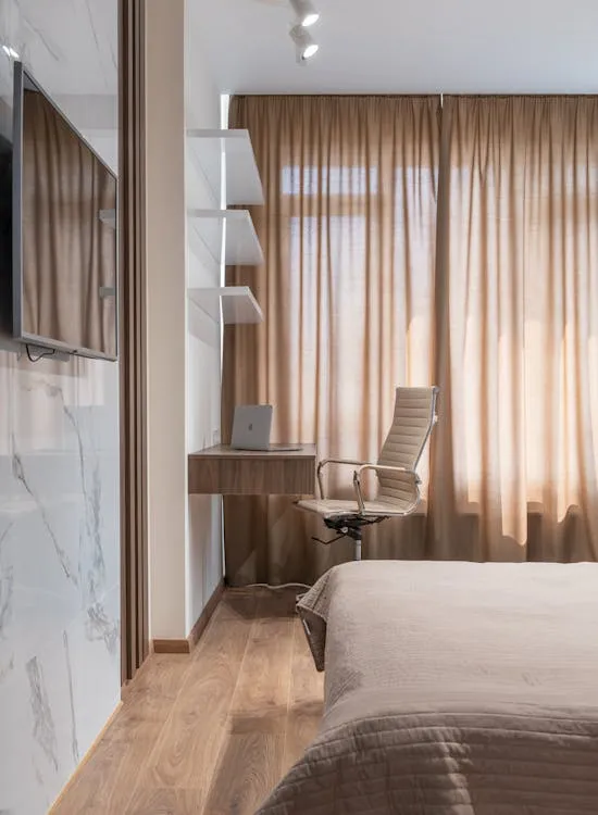 Modern bedroom in a Davao boarding house