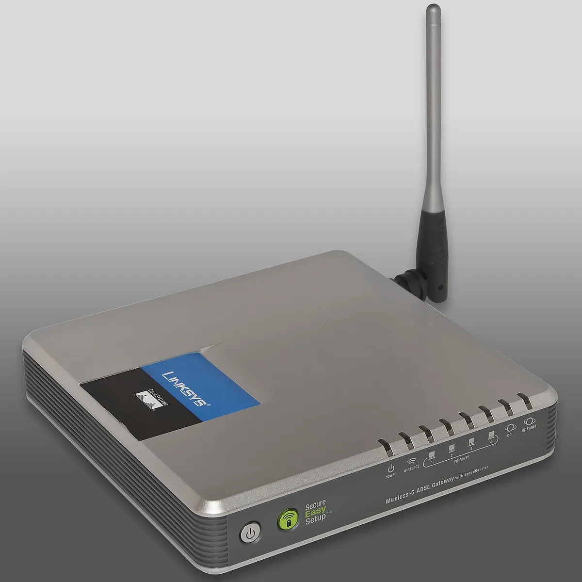 WiFi router installed for home internet